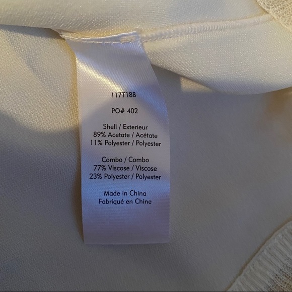 NEW Elizabeth and James ivory sleeveless tank/cami - Picture 9 of 9